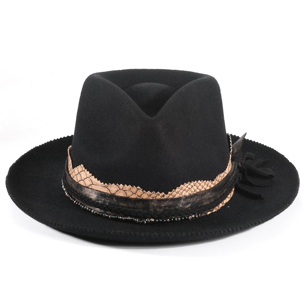 Vintage Fedora Felt(Includes All The Accessories)