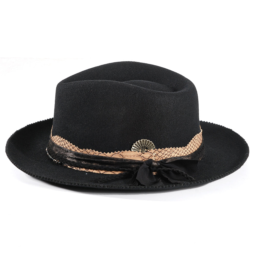 Vintage Fedora Felt(Includes All The Accessories)